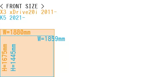 #X3 xDrive20i 2011- + K5 2021-